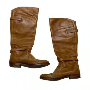 Frye Riding boot Campus equestrian cowboy harness Frye Dorado tan size 7.5